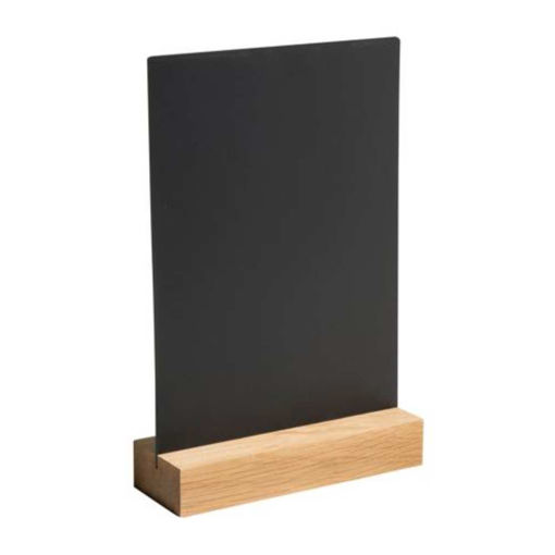 Picture of A5 CHALK SLATE ON WOODEN BASE